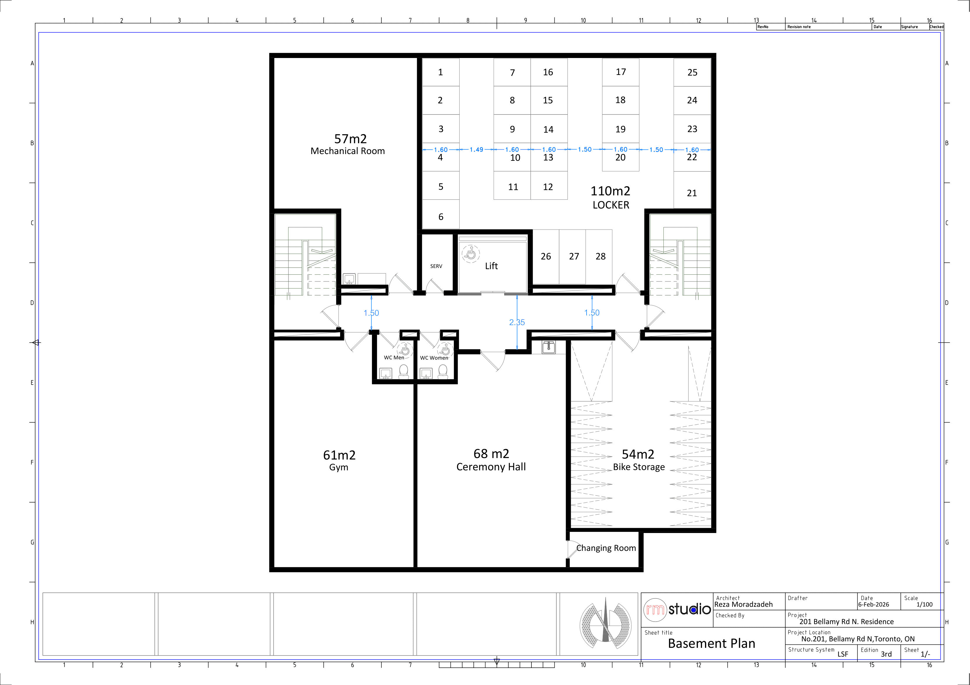Bellamy architecture plan sheet 2