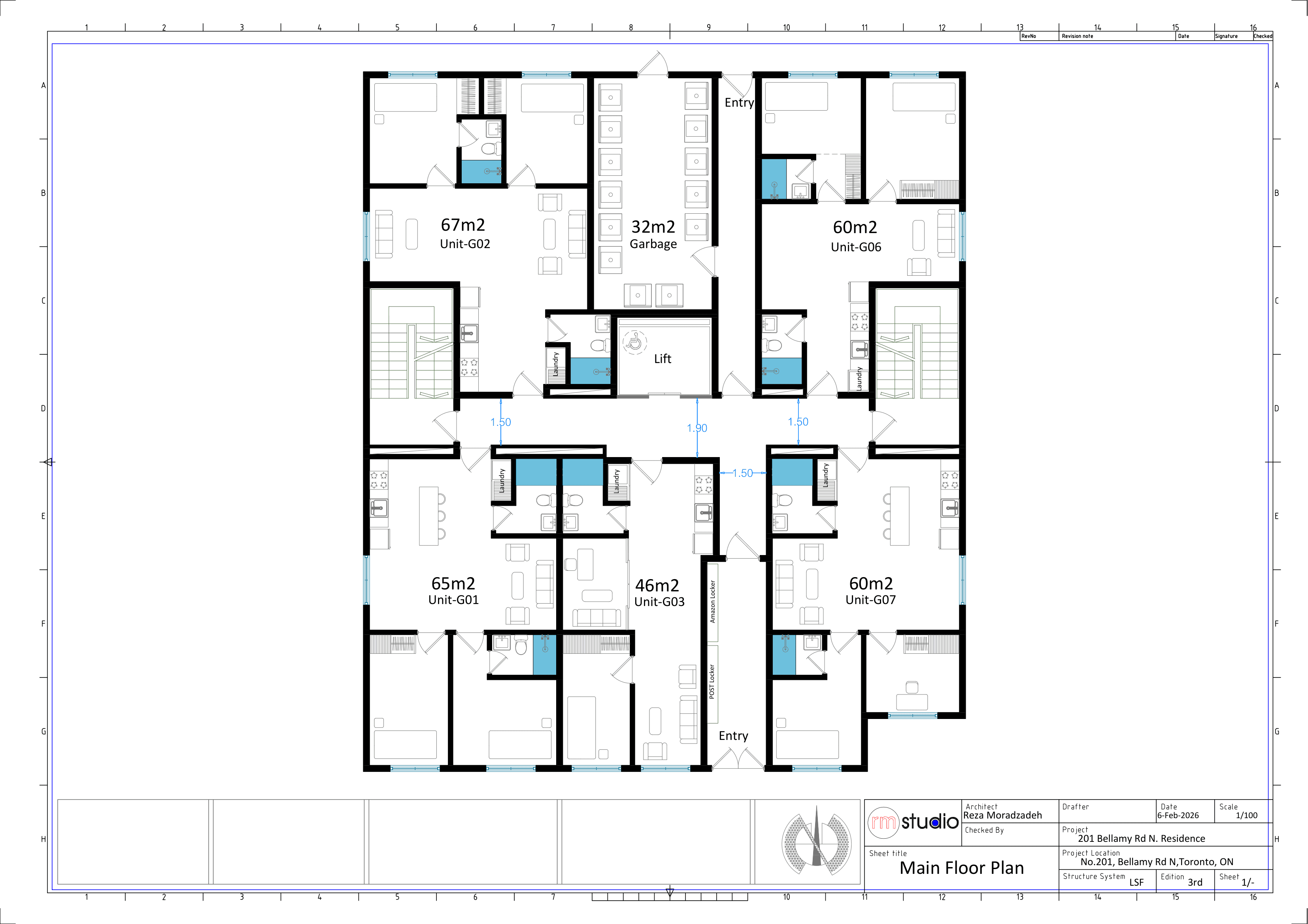Bellamy architecture plan sheet 3