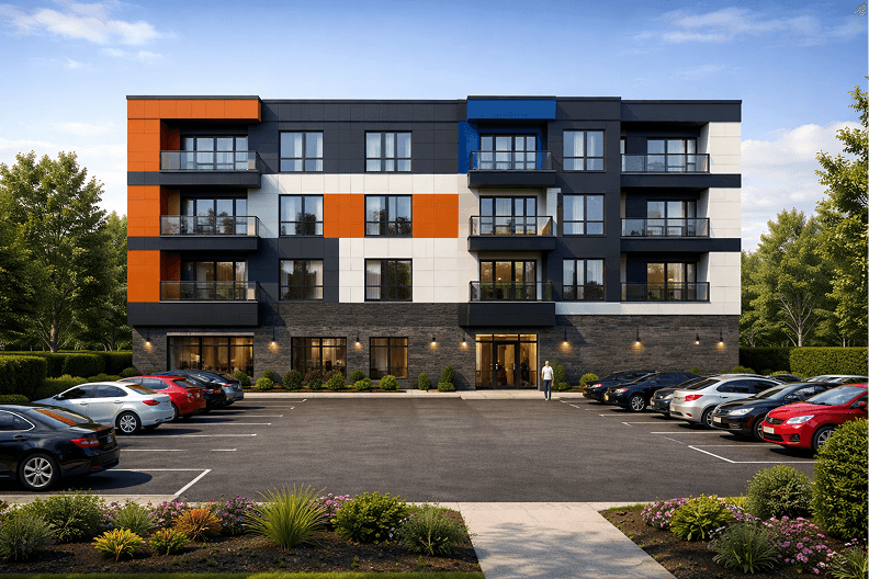 Bellamy exterior rendering view 3