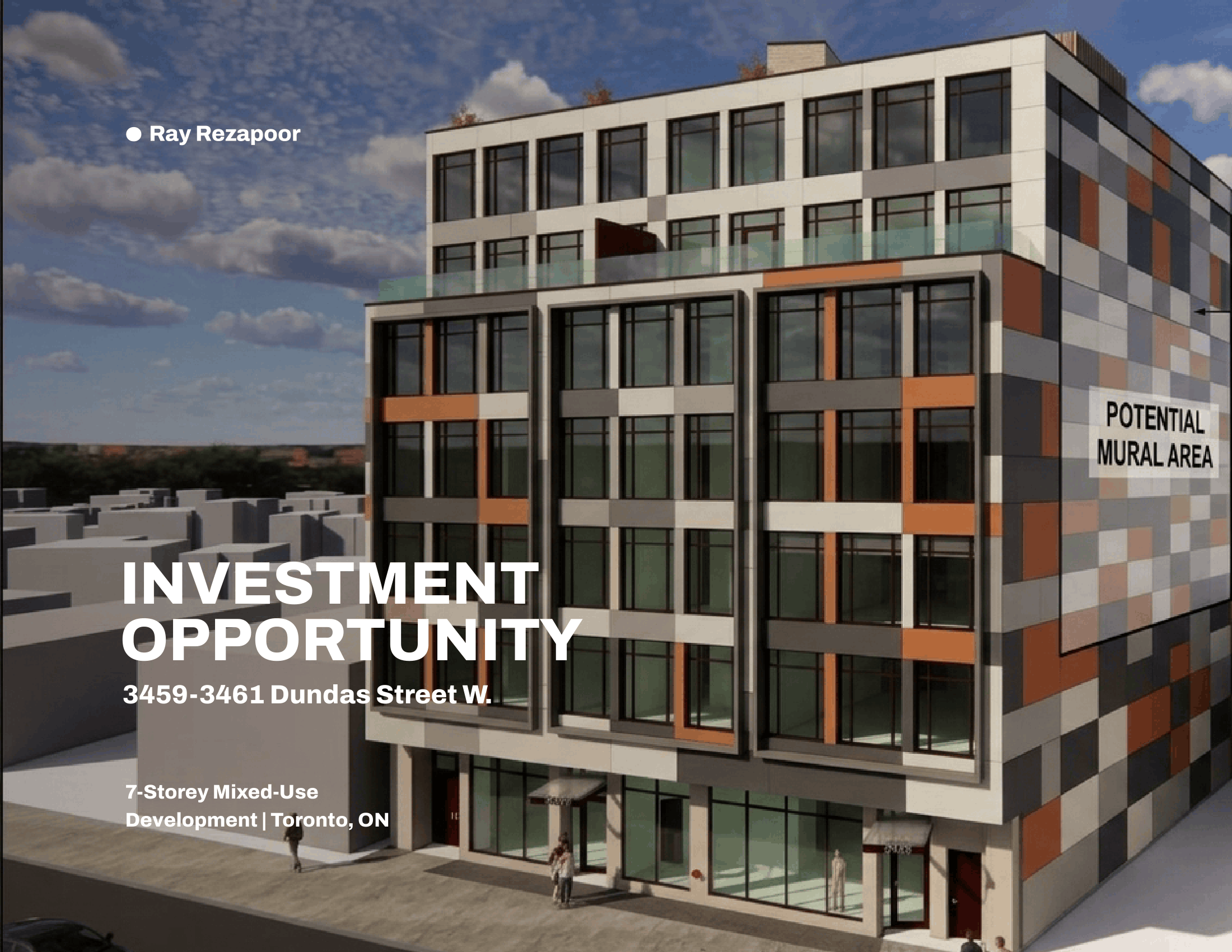 Dundas project exterior rendering front view