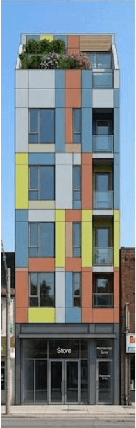 1602 Eglinton rooftop planting detail